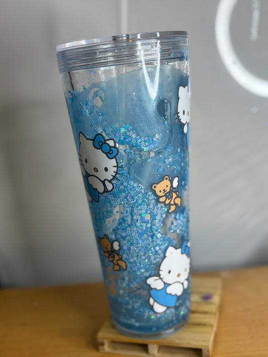 Blue Hello Kitty Lava